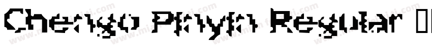 Chengo Pinyin Regular字体转换